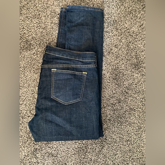 Old Navy 16 Jeans The Diva Stretch Dark Blue Denim Skinny Ankle Fit - Picture 1 of 5